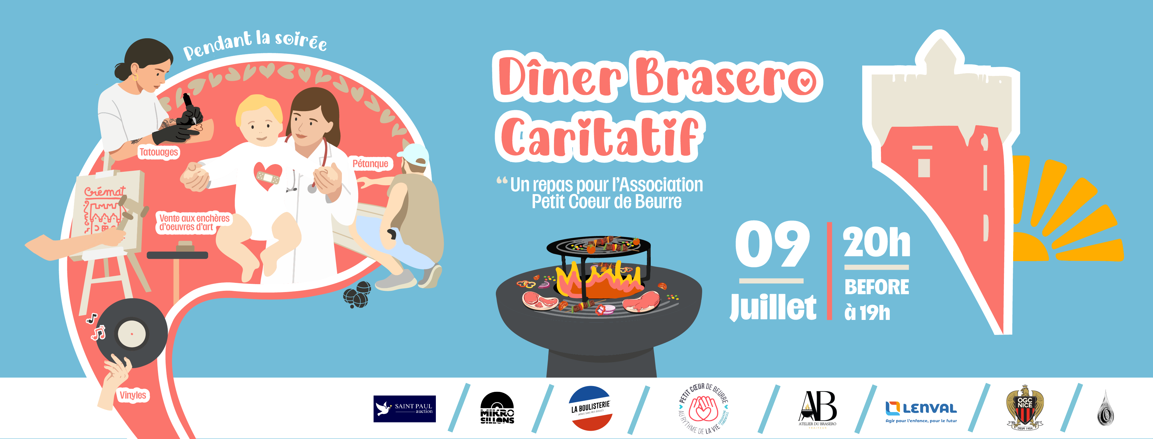 Dîner Brasero Caritatif